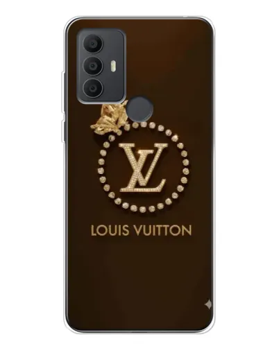 Чохол для TCL 306 з картинкою «LV — золота печатка»