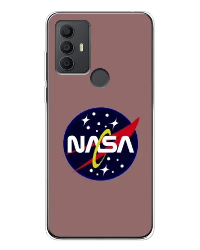 Чехол для TCL 306 с картинкой «NASA — ретро космос» Чехол для TCL 306 с картинкой «NASA — ретро космос»