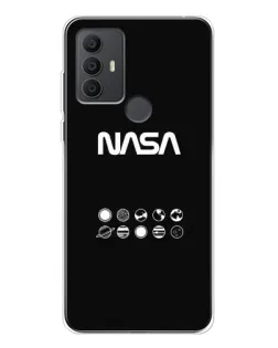 Чехол для TCL 306 с картинкой «NASA — технический принт»