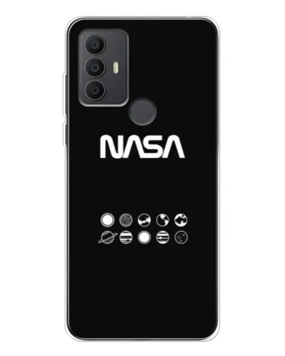 Чехол для TCL 306 с картинкой «NASA — технический принт» Чехол для TCL 306 с картинкой «NASA — технический принт»