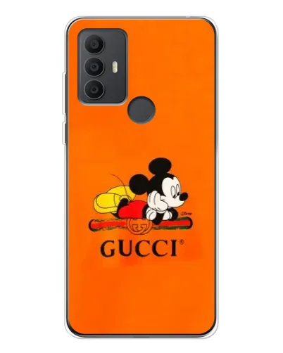 Чехол для TCL 306 с картинкой «Микки Маус Gucci — оранж» Чехол для TCL 306 с картинкой «Микки Маус Gucci — оранж»