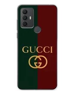 Чохол для TCL 306 з картинкою «Gucci — темно-зелений градієнт»
