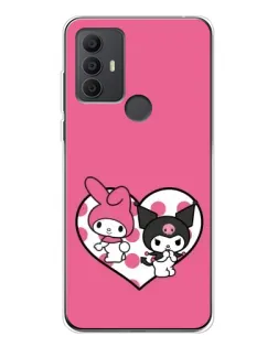 Чохол для TCL 306 з картинкою «Kuromi та My Melody»
