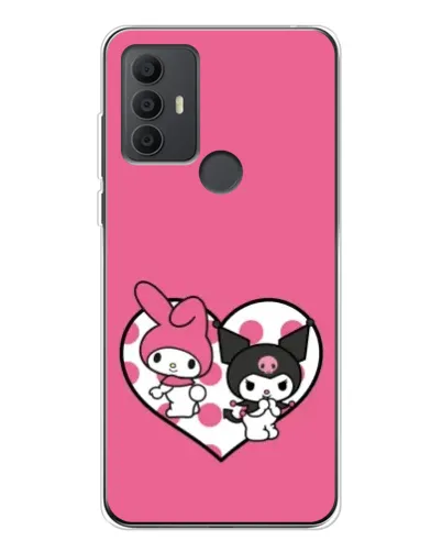 Чохол для TCL 306 з картинкою «Kuromi та My Melody»
