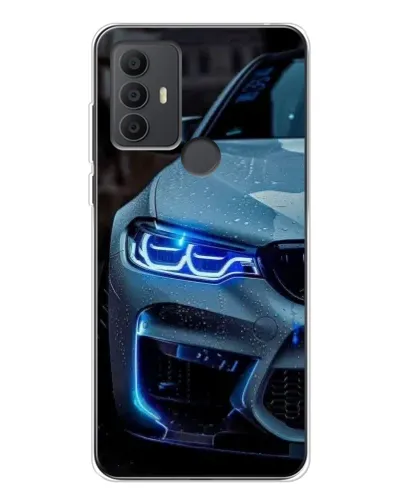 Чохол для TCL 306 з картинкою «Погляд BMW з синіми фарами» Чохол для TCL 306 з картинкою «Погляд BMW з синіми фарами»