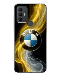 Чохол для TCL 306 з картинкою «Золотистий дим BMW»