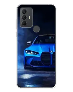 Чохол для TCL 306 з картинкою «Блакитна BMW M4»