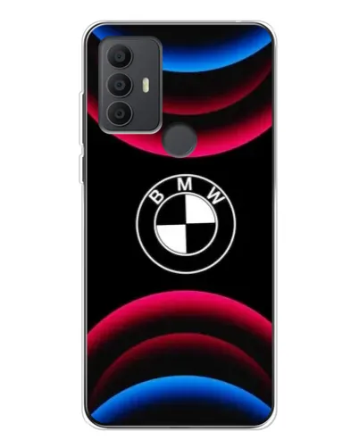 Чохол для TCL 306 з картинкою «Логотип BMW та неонові дуги» Чохол для TCL 306 з картинкою «Логотип BMW та неонові дуги»