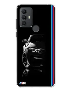 Чохол для TCL 306 з картинкою «Силует BMW в темряві»