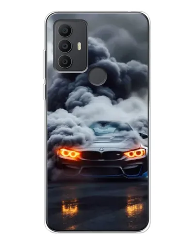 Чохол для TCL 306 з картинкою «BMW у диму» Чохол для TCL 306 з картинкою «BMW у диму»