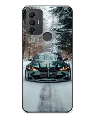 Чохол для TCL 306 з картинкою «BMW у зимовому лісі» Чохол для TCL 306 з картинкою «BMW у зимовому лісі»