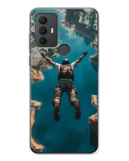 Чехол для TCL 306 с картинкой «PUBG — свободное падение»