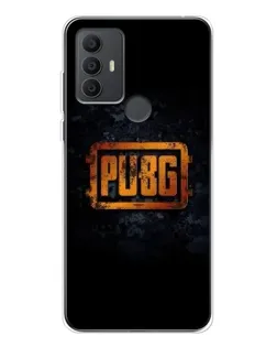 Чехол для TCL 306 с картинкой «PUBG — золотой логотип»