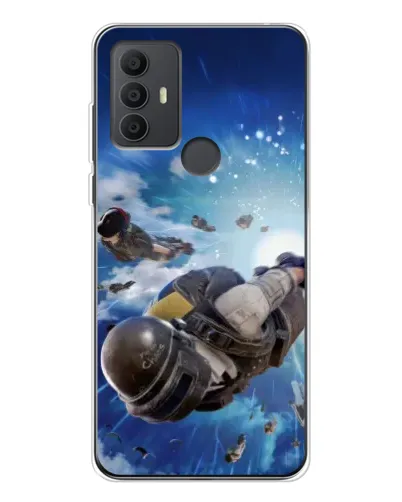 Чехол для TCL 306 с картинкой «Десант PUBG — прыжок» Чехол для TCL 306 с картинкой «Десант PUBG — прыжок»