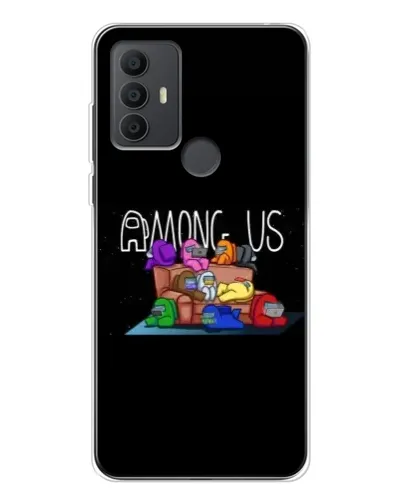 Чехол для TCL 306 с картинкой «Логотип Among Us»