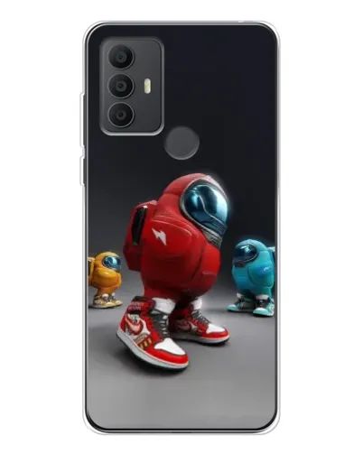 Чехол для TCL 306 с картинкой «Among Us — 3D стиль»