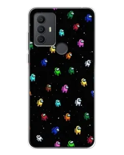 Чехол для TCL 306 с картинкой «Экипаж Among Us» Чехол для TCL 306 с картинкой «Экипаж Among Us»