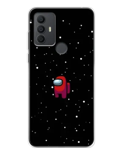 Чехол для TCL 306 с картинкой «Красный Among Us»