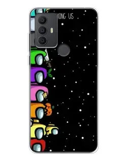 Чехол для TCL 306 с картинкой «Команда Among Us» Чехол для TCL 306 с картинкой «Команда Among Us»