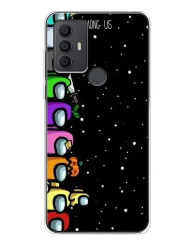 Чехол для TCL 306 с картинкой «Команда Among Us»