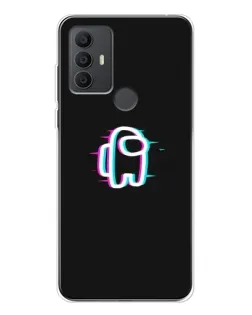 Чехол для TCL 306 с картинкой «Among Us неон» Чехол для TCL 306 с картинкой «Among Us неон»