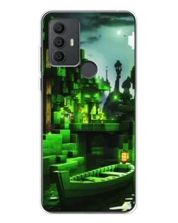 Чехол для TCL 306 с картинкой «Minecraft лесной пейзаж» Чехол для TCL 306 с картинкой «Minecraft лесной пейзаж»
