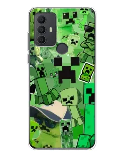 Чехол для TCL 306 с картинкой «Криперы Minecraft» Чехол для TCL 306 с картинкой «Криперы Minecraft»