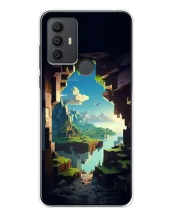 Чехол для TCL 306 с картинкой «Вид из пещеры»