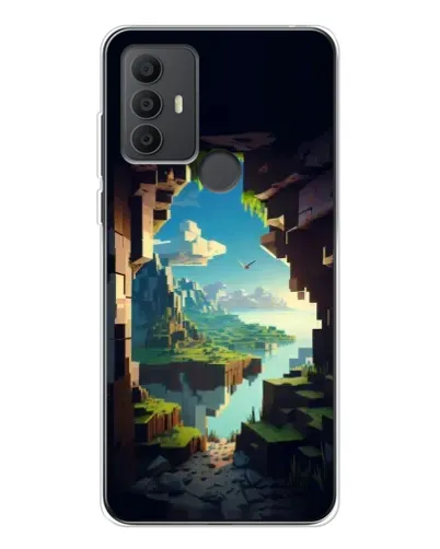 Чехол для TCL 306 с картинкой «Вид из пещеры»