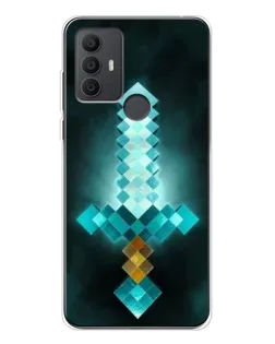 Чехол для TCL 306 с картинкой «Алмазный меч неон»