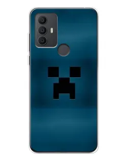 Чехол для TCL 306 с картинкой «Крипер текстура»