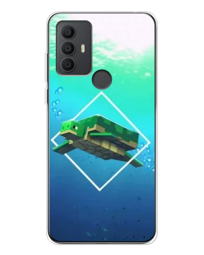 Чехол для TCL 306 с картинкой «Черепаха Minecraft» Чехол для TCL 306 с картинкой «Черепаха Minecraft»