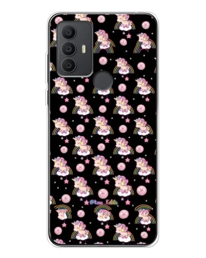 Чехол для TCL 306 с картинкой «Magic Unicorn паттерн»