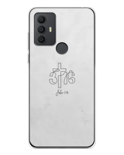 Чохол для TCL 306 з картинкою «Івана 3:16 Хрест» Чохол для TCL 306 з картинкою «Івана 3:16 Хрест»
