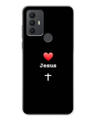 Чохол для TCL 306 з картинкою «Серце - Jesus» Чохол для TCL 306 з картинкою «Серце - Jesus»