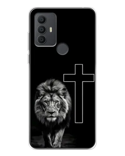 Чохол для TCL 306 з картинкою «Лев та Хрест» Чохол для TCL 306 з картинкою «Лев та Хрест»