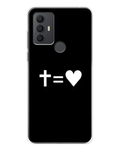 Чохол для TCL 306 з картинкою «Хрест та Серце» Чохол для TCL 306 з картинкою «Хрест та Серце»