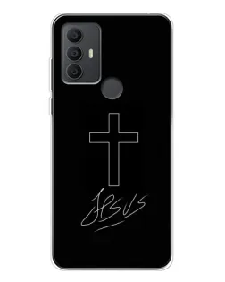 Чехол для TCL 306 с картинкой «Графический крест Jesus» Чехол для TCL 306 с картинкой «Графический крест Jesus»