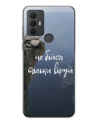Чехол для TCL 306 с картинкой «Вера над пропастью» Чехол для TCL 306 с картинкой «Вера над пропастью»