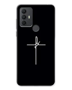 Чехол для TCL 306 с картинкой «Тонкий крест» Чехол для TCL 306 с картинкой «Тонкий крест»