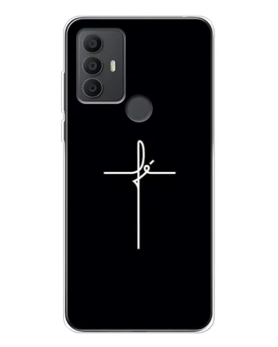 Чехол для TCL 306 с картинкой «Тонкий крест» Чехол для TCL 306 с картинкой «Тонкий крест»