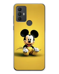 Чехол для TCL 306 с картинкой «Микки на желтом»