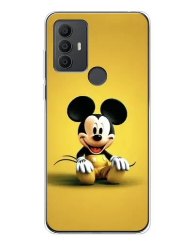 Чехол для TCL 306 с картинкой «Микки на желтом»