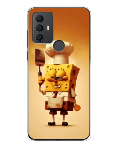 Чехол для TCL 306 с картинкой «Губка Боб повар»