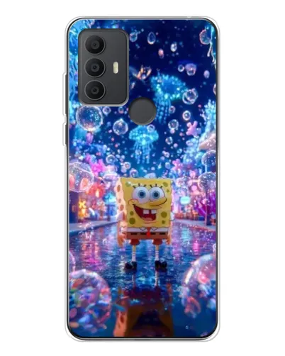 Чехол для TCL 306 с картинкой «Неоновый океан»