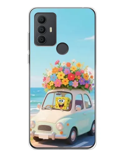Чехол для TCL 306 с картинкой «Автомобильное путешествие»