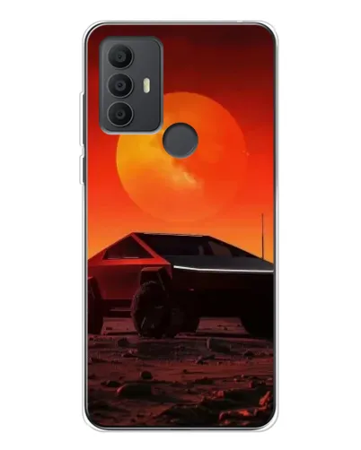 Чехол для TCL 306 с картинкой «Cybertruck на Марсе» Чехол для TCL 306 с картинкой «Cybertruck на Марсе»