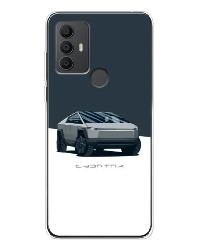 Чехол для TCL 306 с картинкой «Серебристый Cybertruck Tesla» Чехол для TCL 306 с картинкой «Серебристый Cybertruck Tesla»
