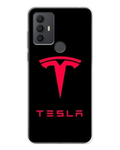 Чехол для TCL 306 с картинкой «Tesla Red Logo» Чехол для TCL 306 с картинкой «Tesla Red Logo»