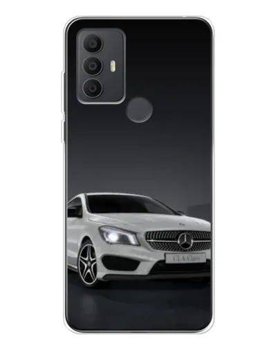 Чехол для TCL 306 с картинкой «Mercedes AMG GT Silver»